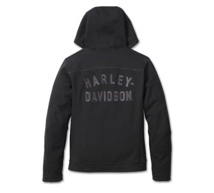 Harley Davidson Black Fleece Jacket – back view