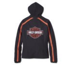 Harley Soft Shell 3 in 1 Jacket Black – back view