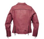 Harley Davidson Womens Vixen Lane Jacket Dusky Orchid – back view