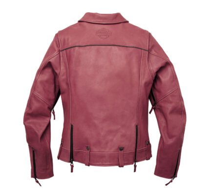 Harley Davidson Womens Vixen Lane Jacket Dusky Orchid – back view