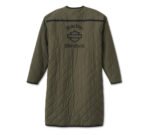 Harley Davidson Reversible Sherpa Jacket Grape Leaf – back view