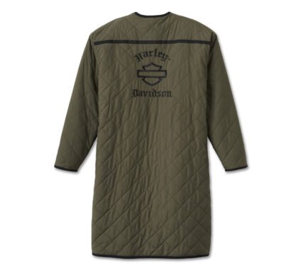 Harley Davidson Reversible Sherpa Jacket Grape Leaf – back view