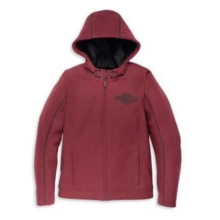 Harley Davidson Womens Fleece Jacket Port Royale – front view