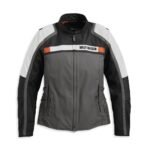 Harley Davidson Amalgam Textile Jacket Colorblocked/Blackened Pearl – front view
