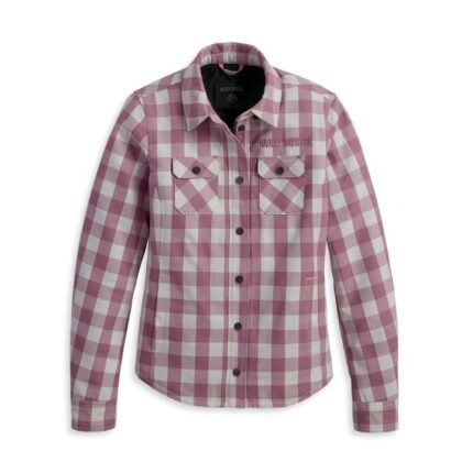 Harley Davidson Plaid-dusky Shirt Jacket – front view