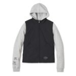 Harley Davidson Rosebud 3 in 1 Jacket Black – front view