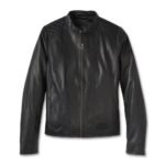 Harley Davidson Scene Leather Jacket Black – front view