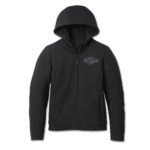 Harley Davidson Black Fleece Jacket – front view
