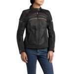 Harley Davidson FXRG Mesh Jacket Black – front view