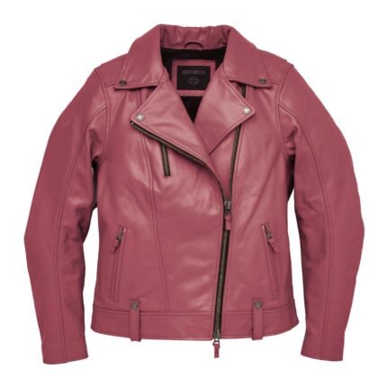 Harley Davidson Womens Vixen Lane Jacket Dusky Orchid – front view